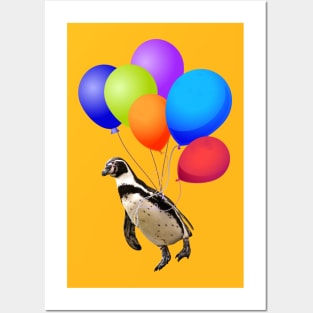 Up, Up, and Away! Penguins can fly Posters and Art